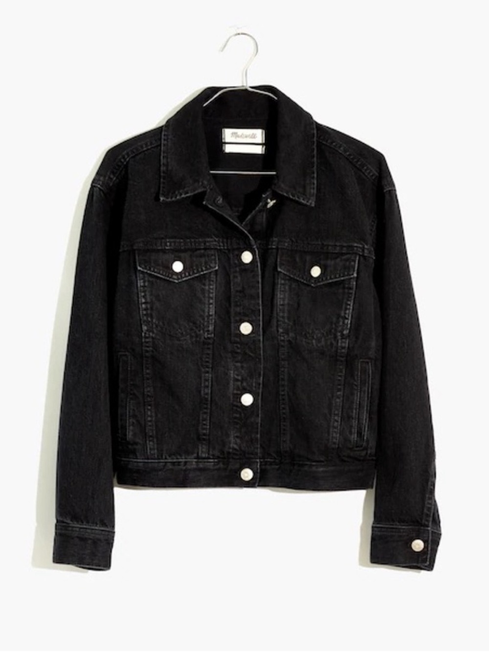 Madewell Black 90’s Denim Jacket
